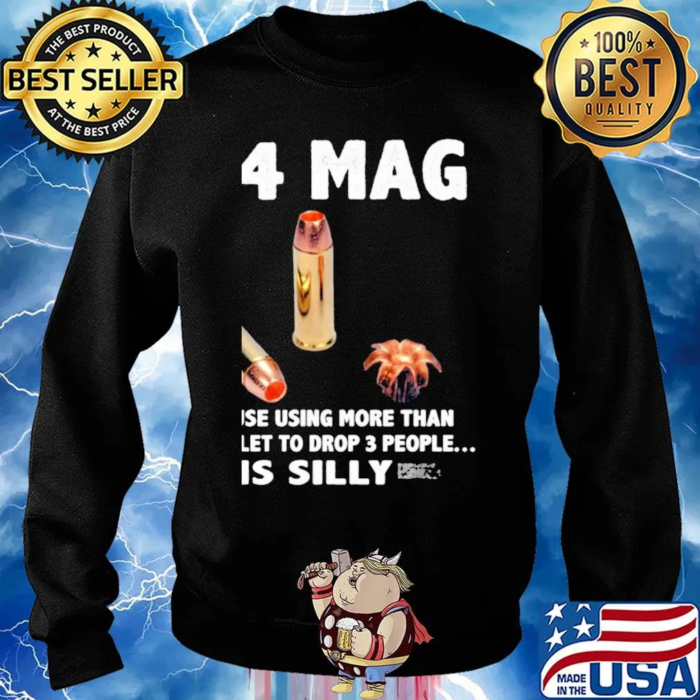 44 mag use using more than let to drop 3 people is silly s Sweater
