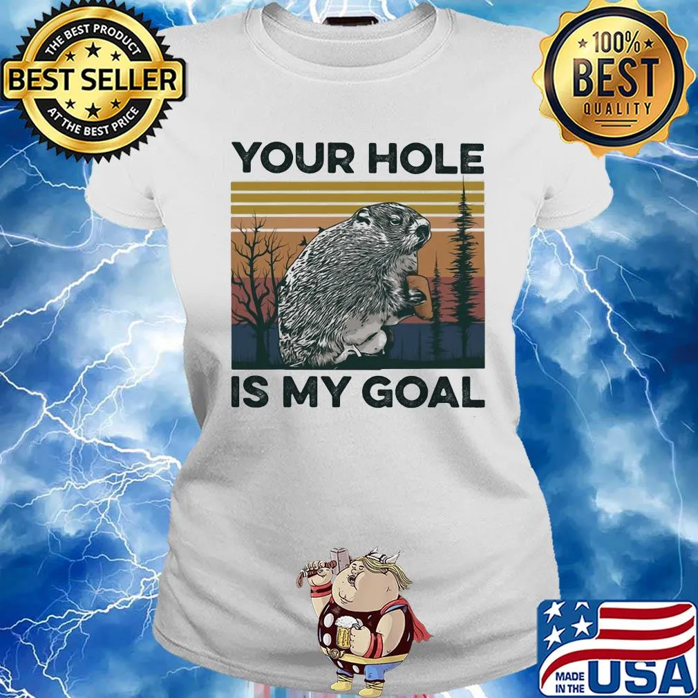 Animal Your hole is my goal vintage s Ladies tee
