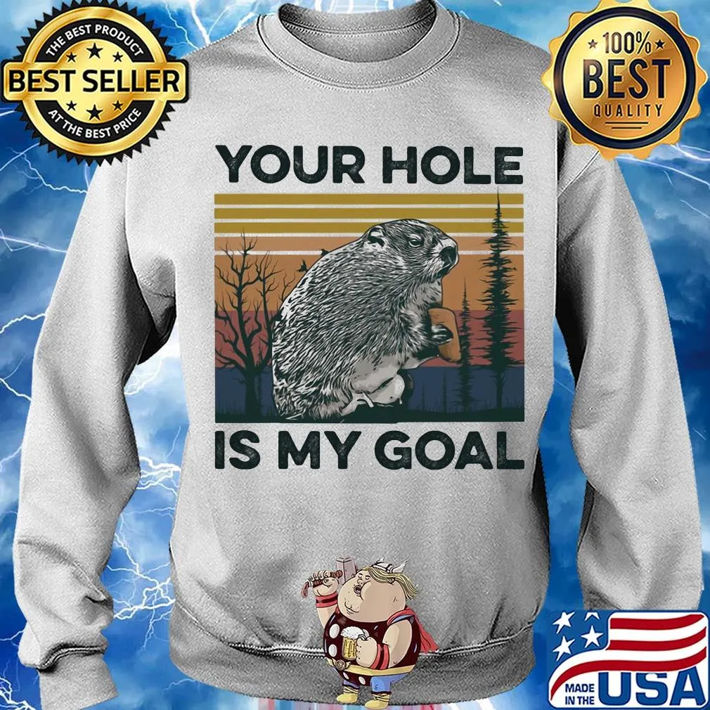 Animal Your hole is my goal vintage s Sweater