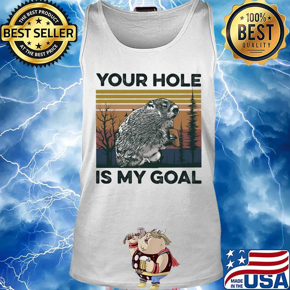 Animal Your hole is my goal vintage s Tank top