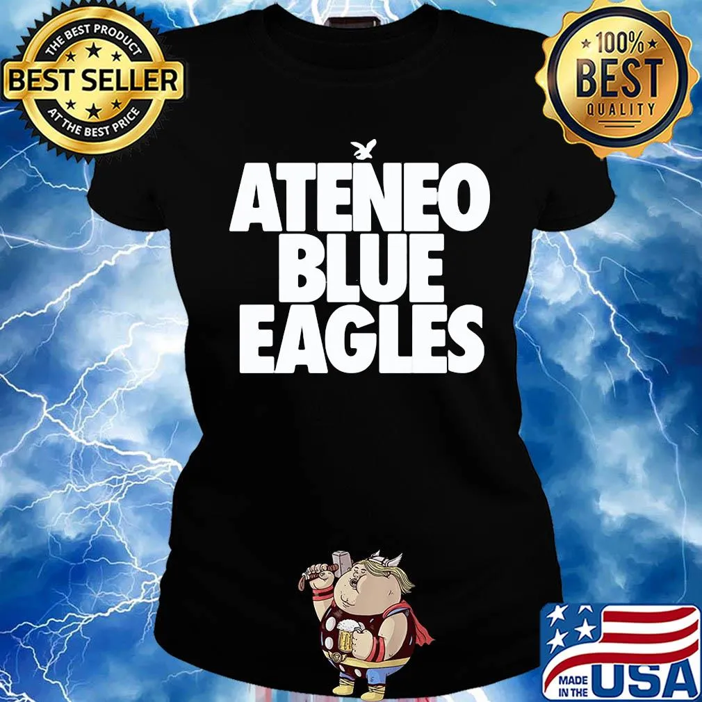 Ateneo blue eagles volleyball logo s Ladies tee