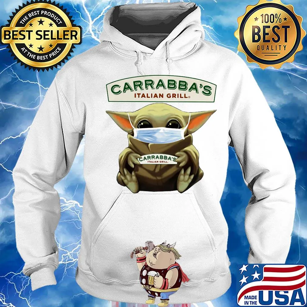 Baby yoda hug carrabba’s italian grill covid-19 2020 s Hoodie