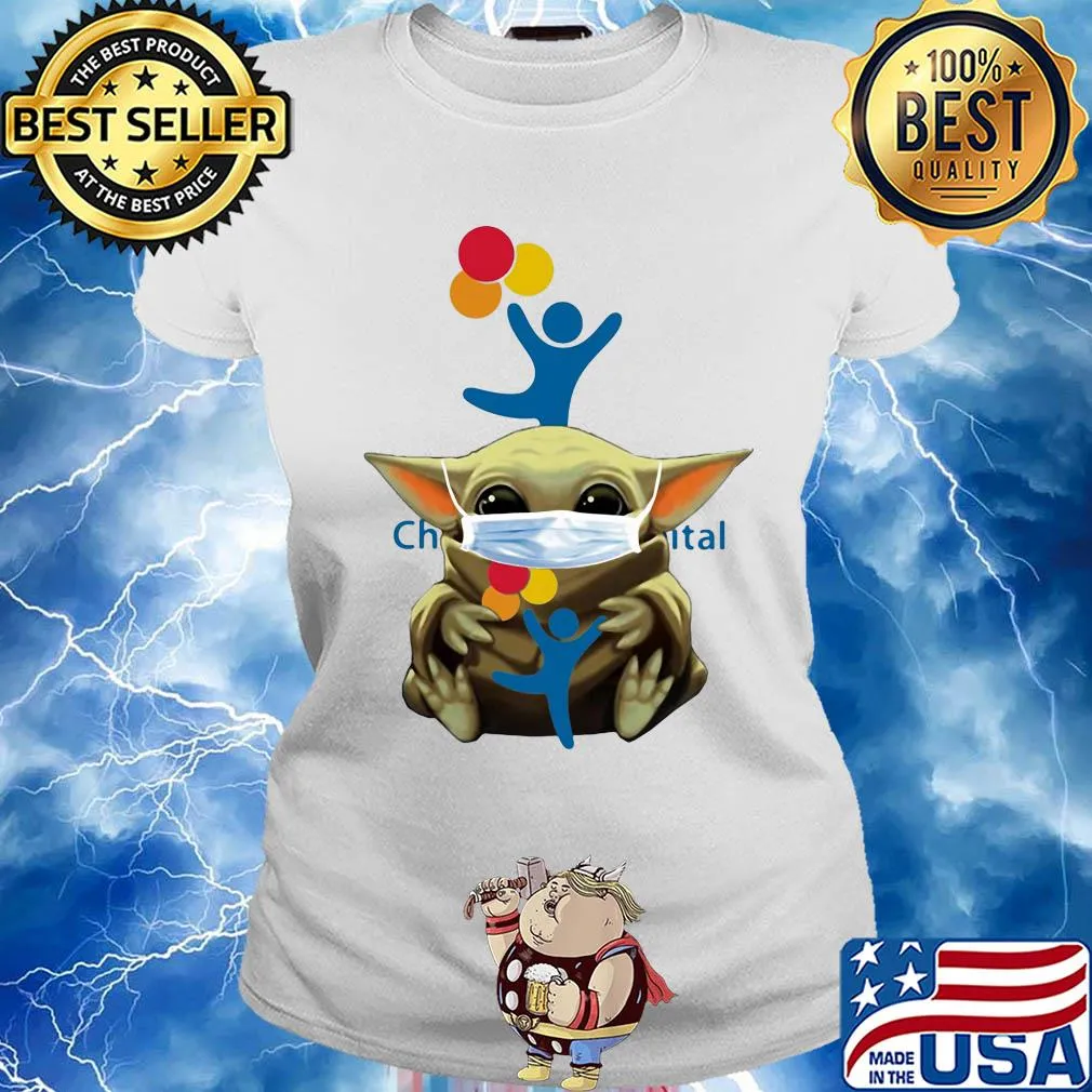Baby yoda hug children’s hospital colorado covid-19 2020 s Ladies tee