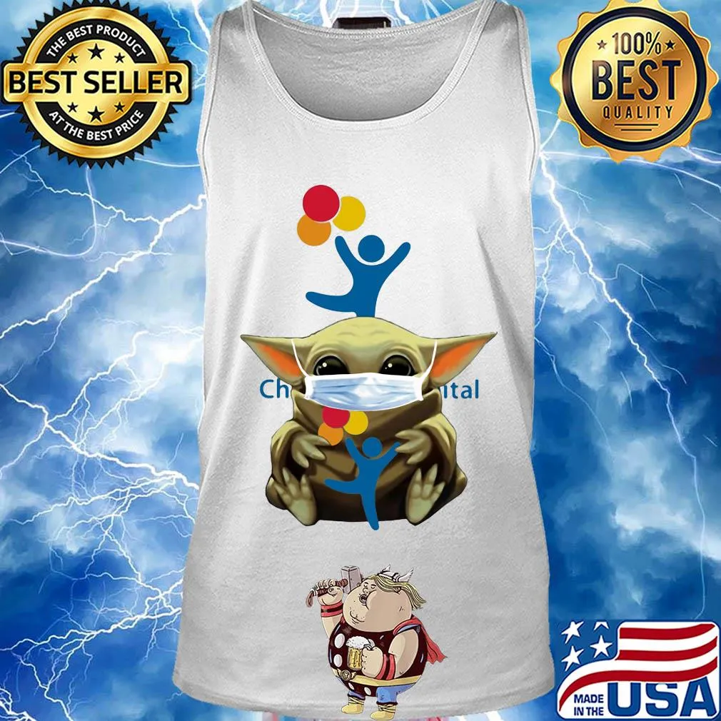 Baby yoda hug children’s hospital colorado covid-19 2020 s Tank top