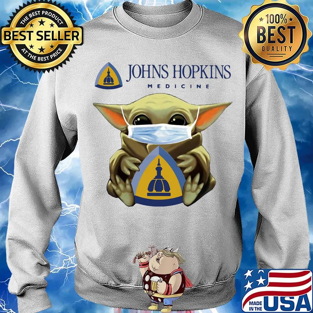Baby yoda hug johns hopkins medicine covid-19 s Sweater