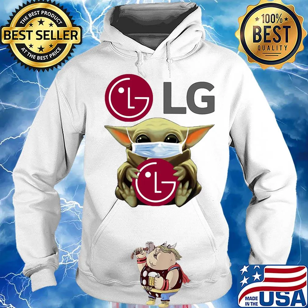 Baby yoda hug lg covid-19 2020 s Hoodie