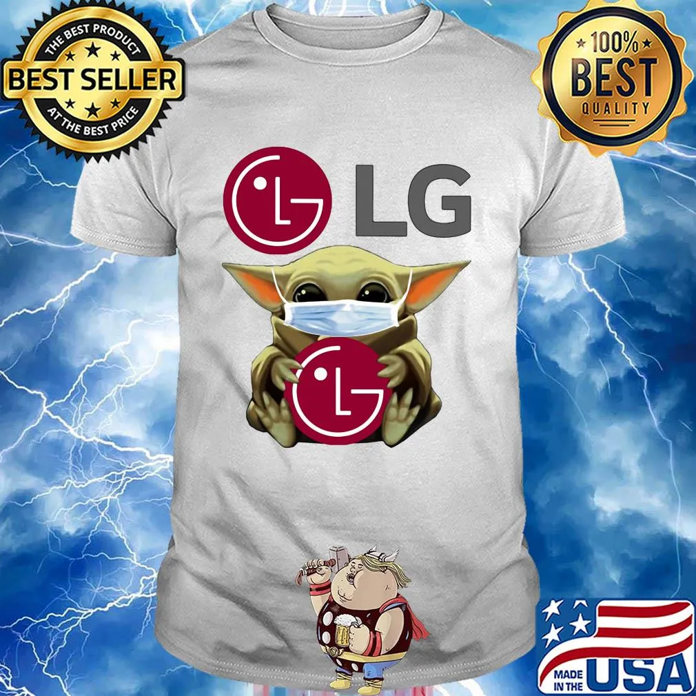 Baby yoda hug lg covid-19 2020 shirt