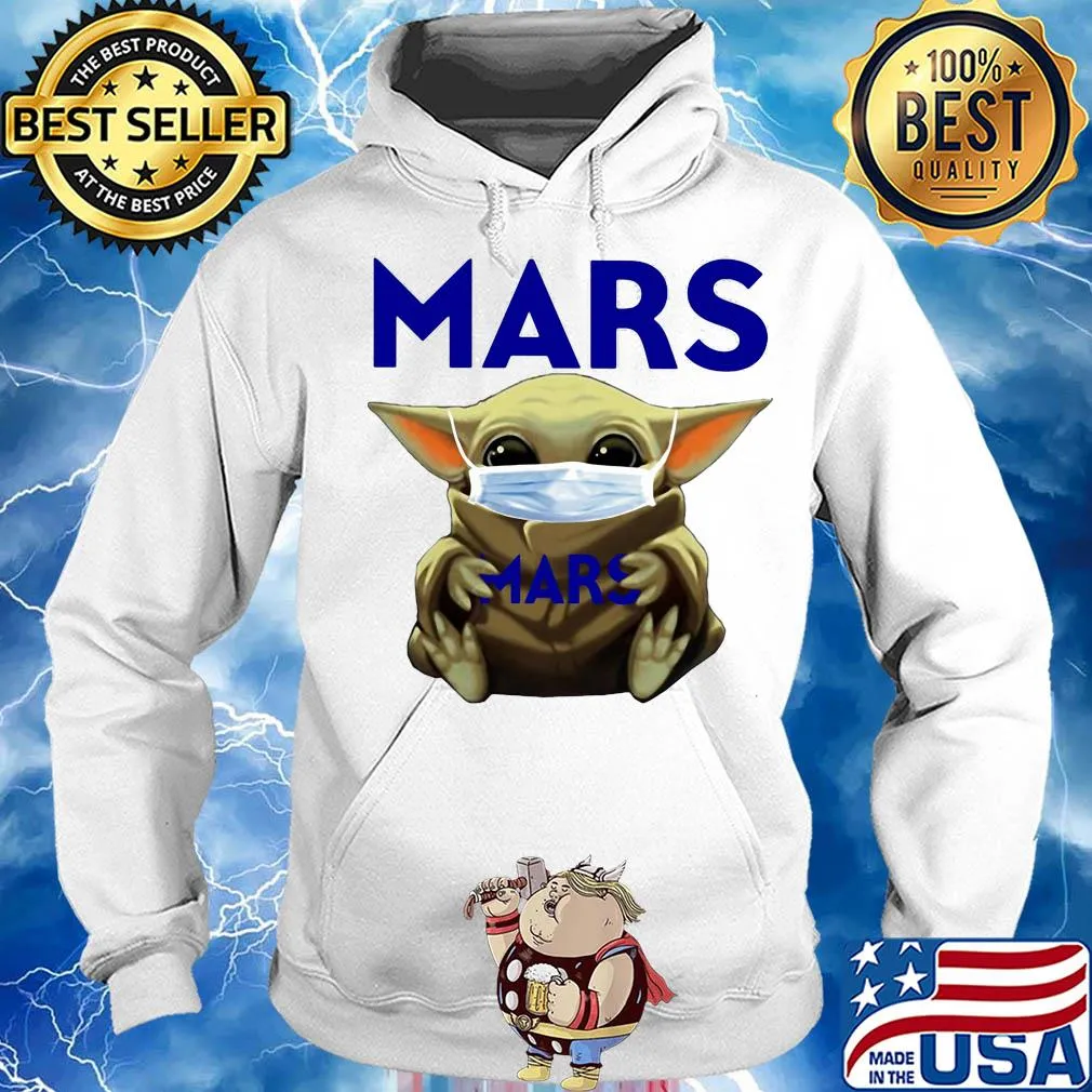 Baby yoda hug mars covid-19 2020 s Hoodie