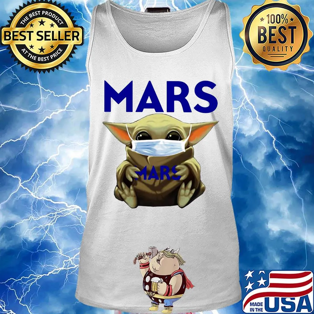 Baby yoda hug mars covid-19 2020 s Tank top