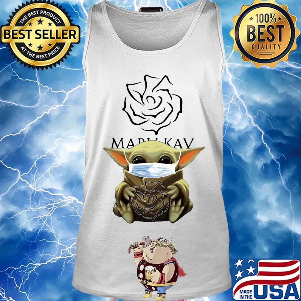 Baby yoda hug mary kay covid-19 s Tank top