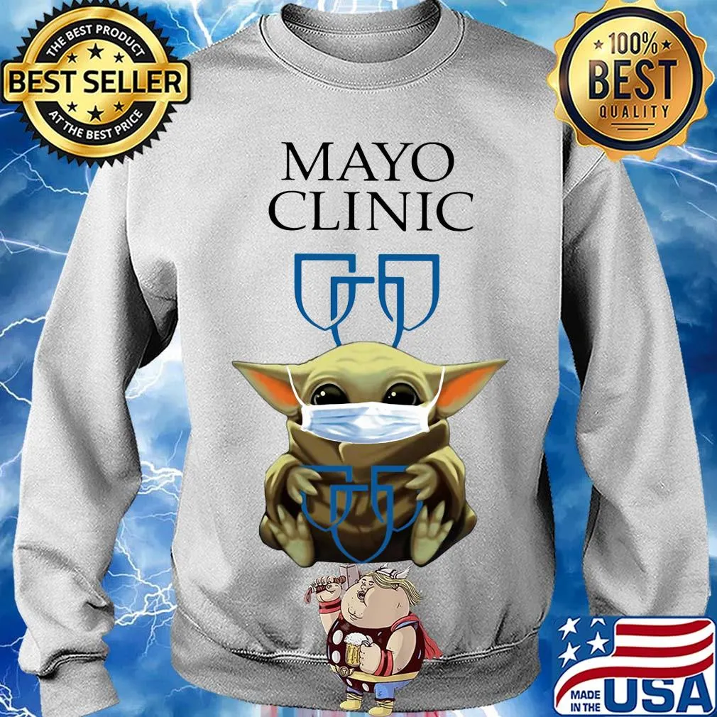Baby yoda hug mayo clinic covid-19 2020 s Sweater