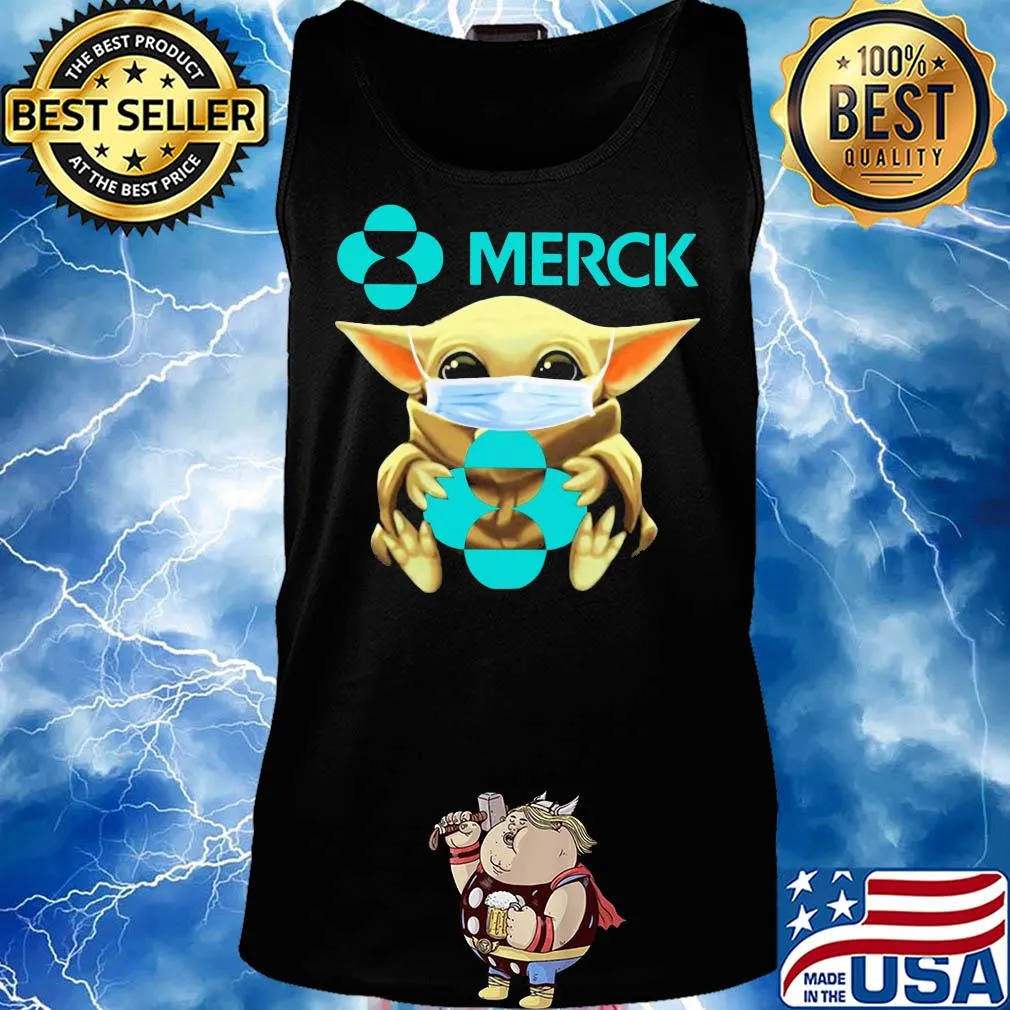 Baby Yoda hug Merck mask s Tank top