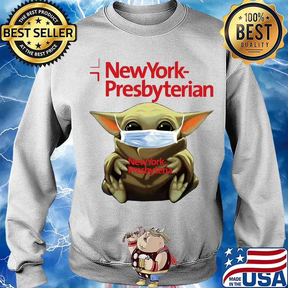 Baby yoda hug new york presbyterian covid-19 s Sweater