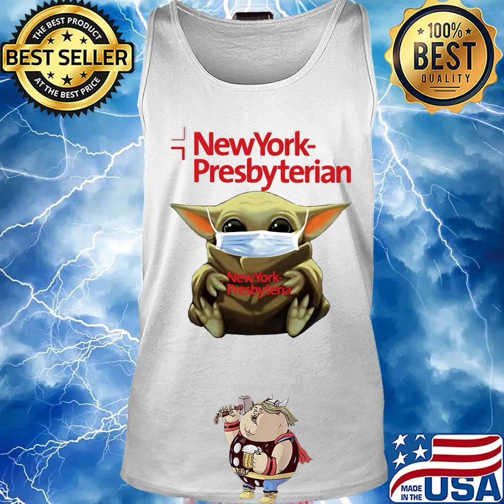 Baby yoda hug new york presbyterian covid-19 s Tank top