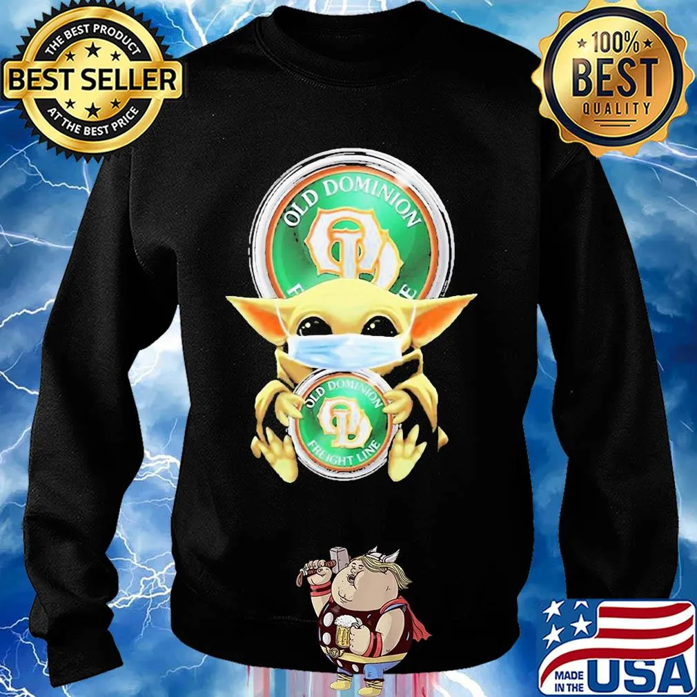 Baby yoda hug old dominion freight line covid-19 s Sweater