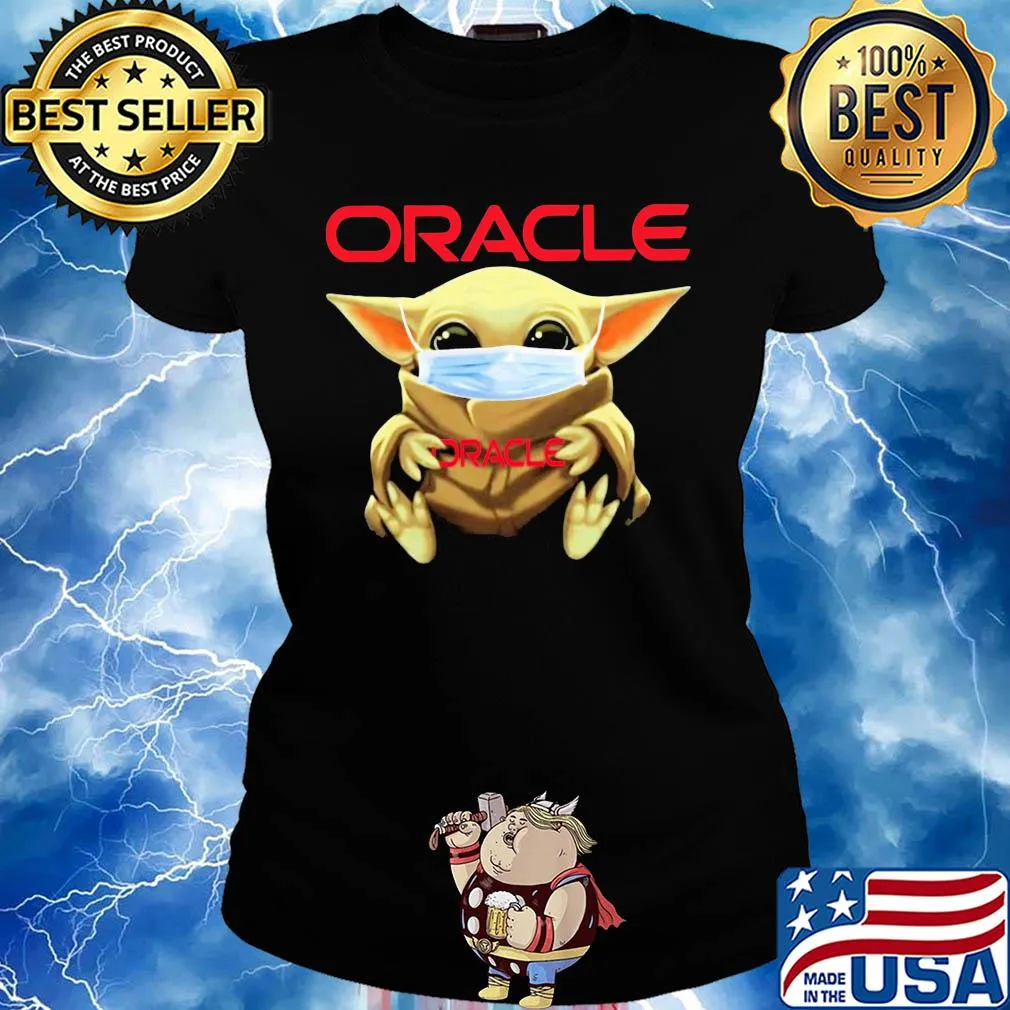 Baby Yoda hug Oracle Mask s Ladies tee