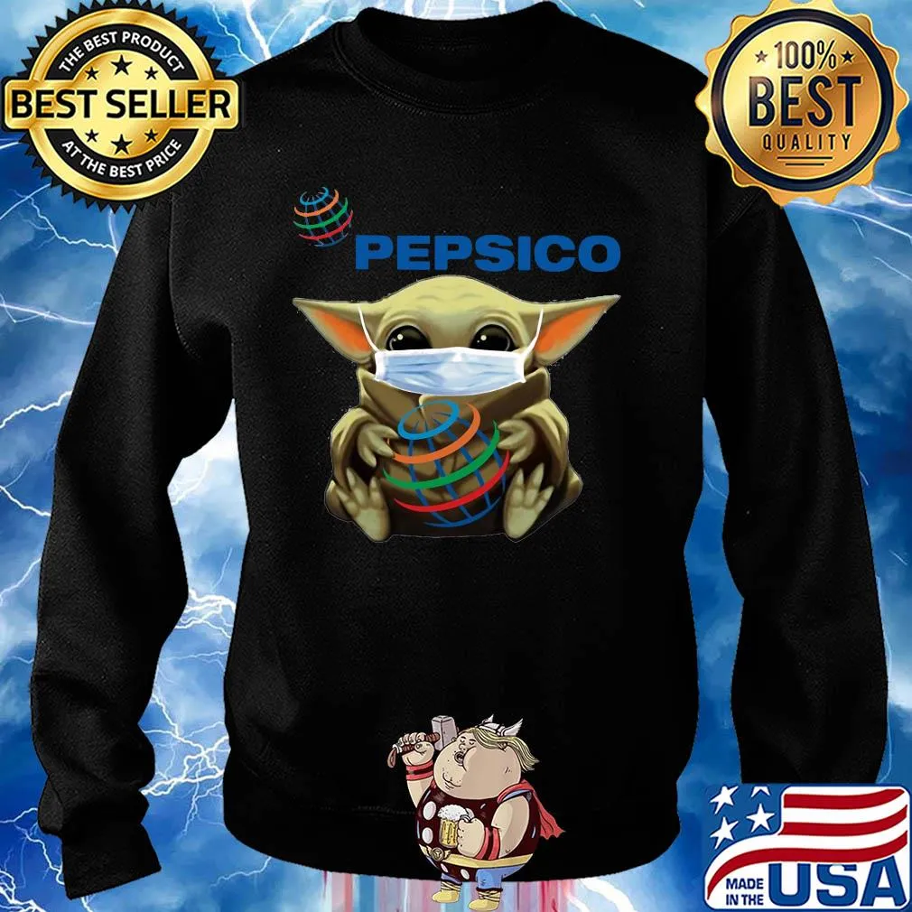 Baby Yoda hug Pepsico Mask s Sweater