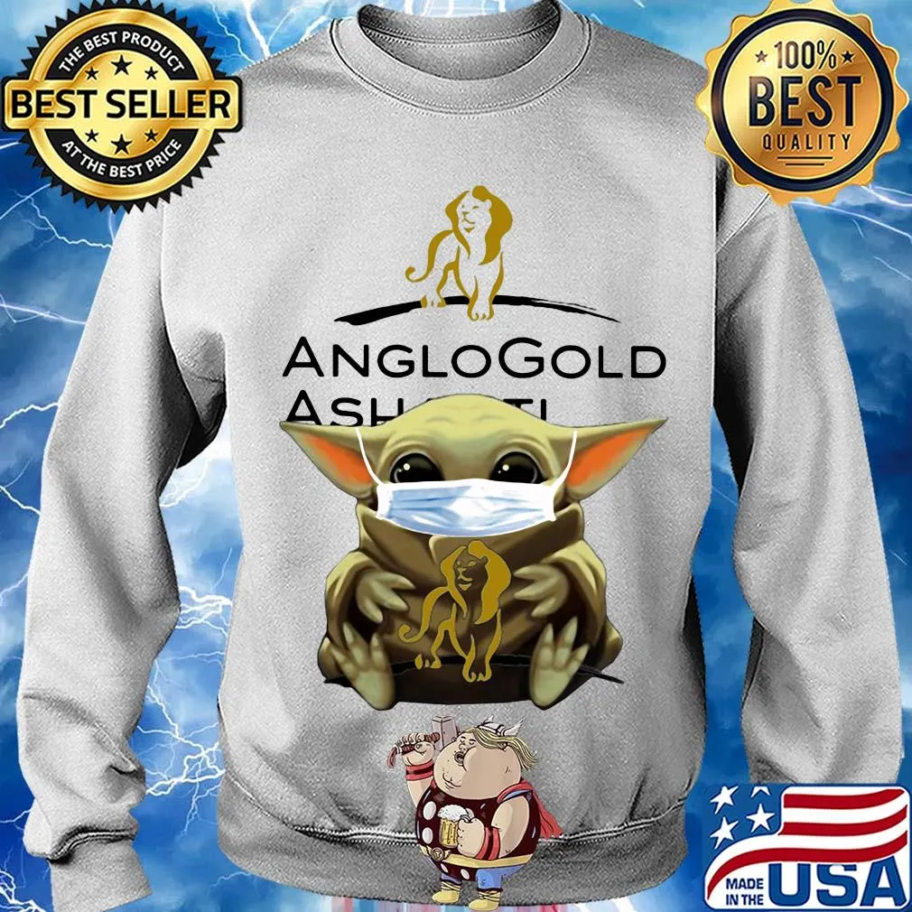Baby Yoda mask hug Anglogold ashanti s Sweater