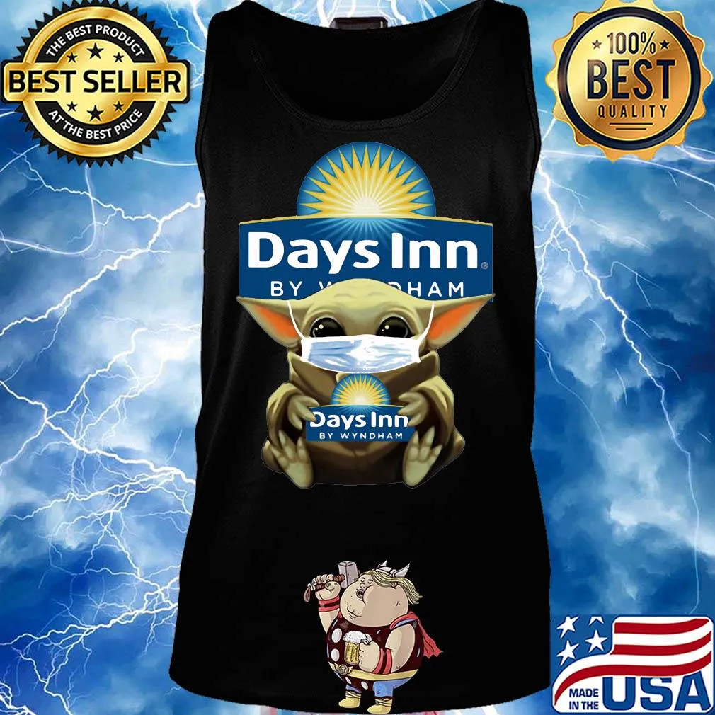 Baby Yoda mask hug Days Inn by Wyndham s Tank top