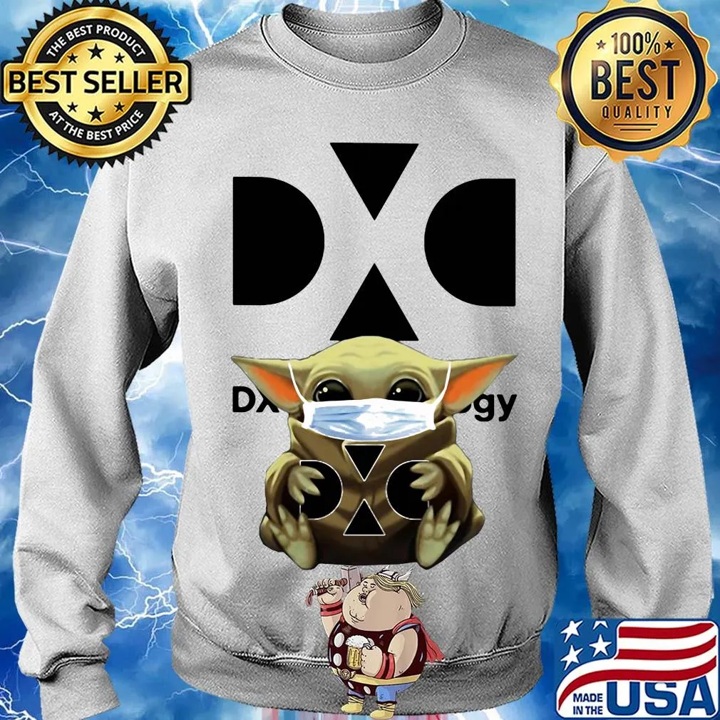 Baby Yoda mask hug DXC technology s Sweater