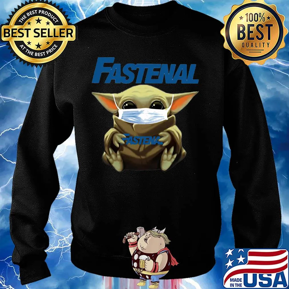 Baby Yoda mask hug Fastenal s Sweater