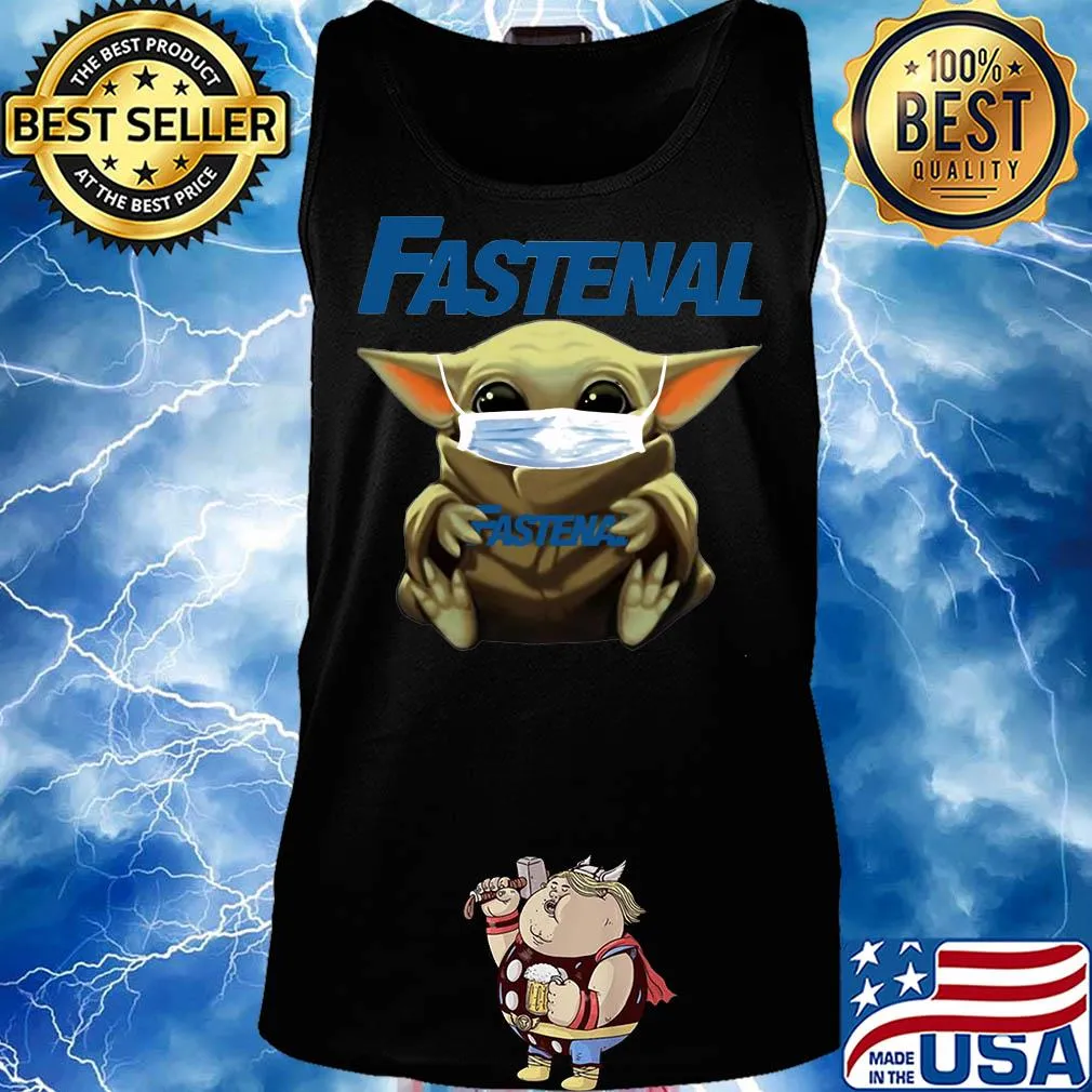 Baby Yoda mask hug Fastenal s Tank top