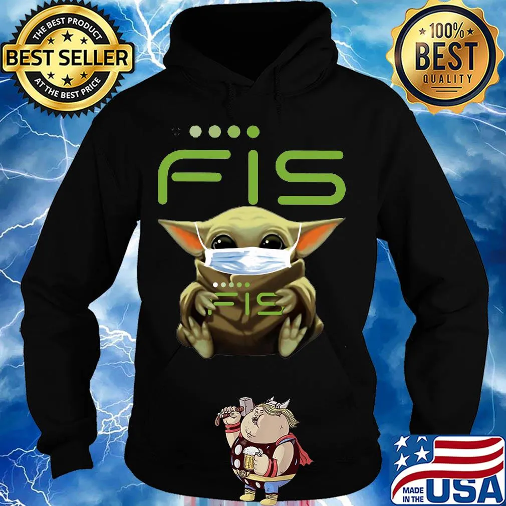 Baby Yoda mask hug Fis s Hoodie