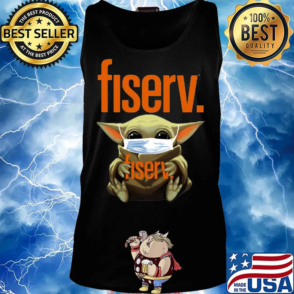 Baby Yoda mask hug Fiserv s Tank top
