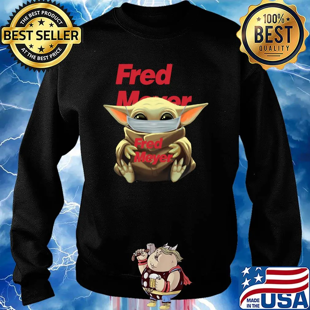 Baby Yoda mask hug Fred Meyer s Sweater