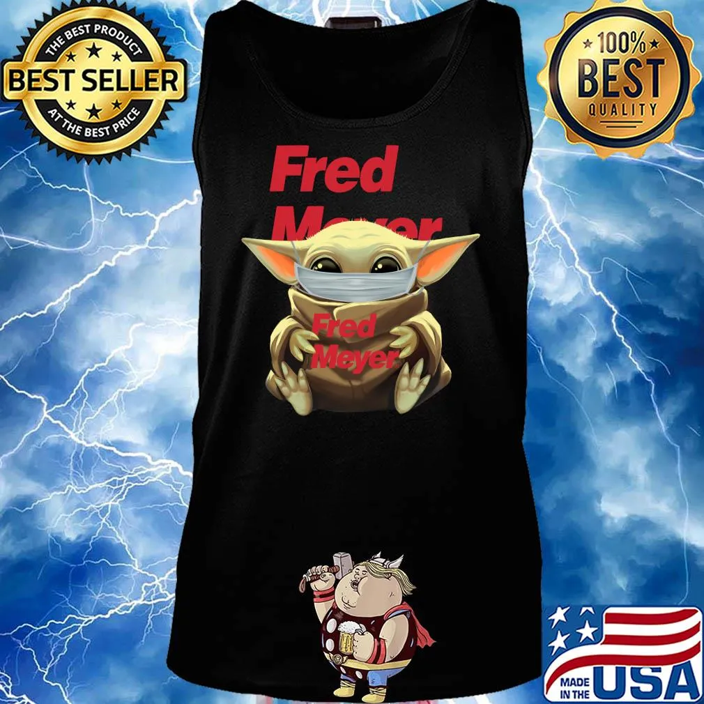 Baby Yoda mask hug Fred Meyer s Tank top