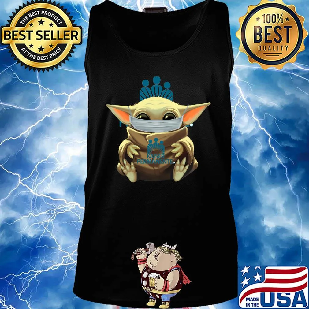 Baby Yoda mask hug Kaiser Permanente s Tank top
