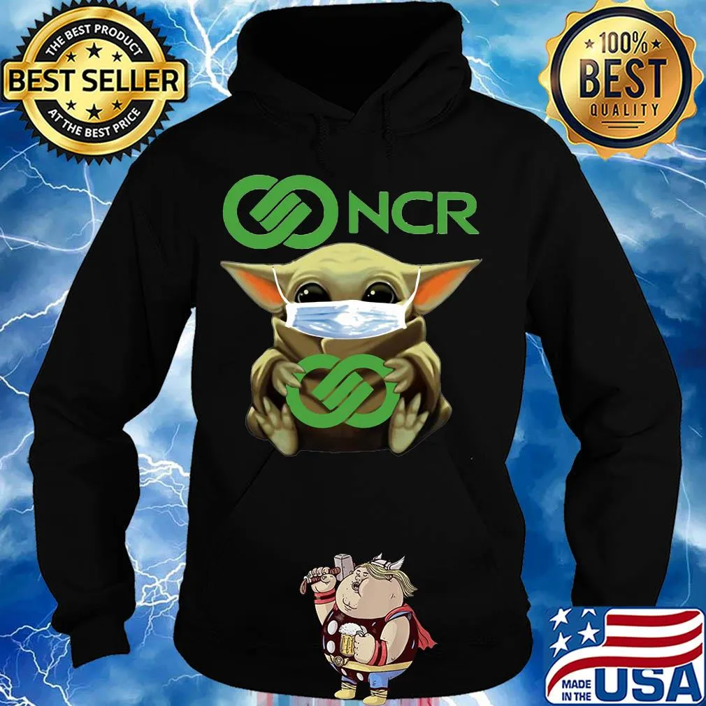 Baby Yoda mask hug NCR s Hoodie
