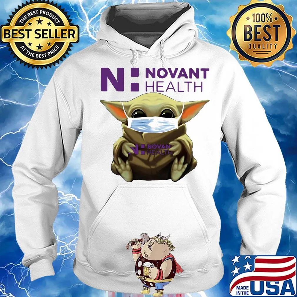 Baby Yoda mask hug Novant Health s Hoodie