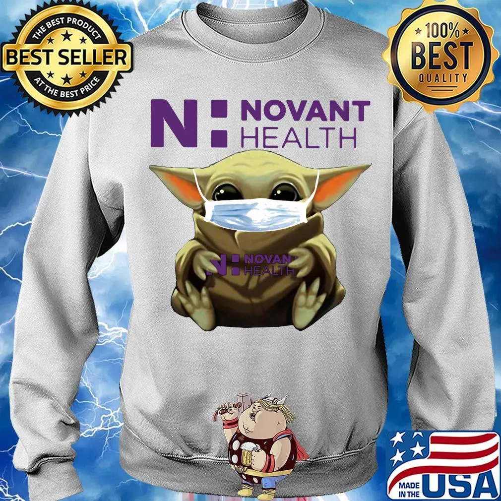 Baby Yoda mask hug Novant Health s Sweater