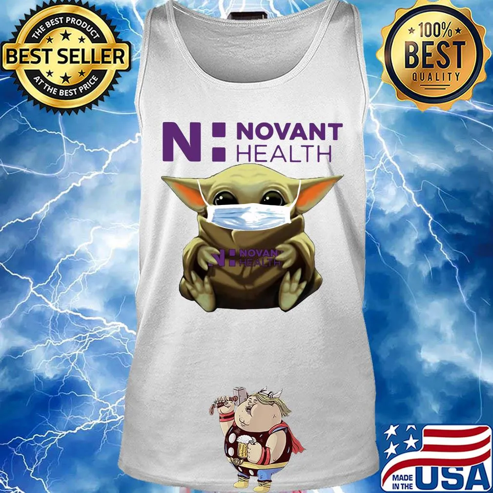 Baby Yoda mask hug Novant Health s Tank top