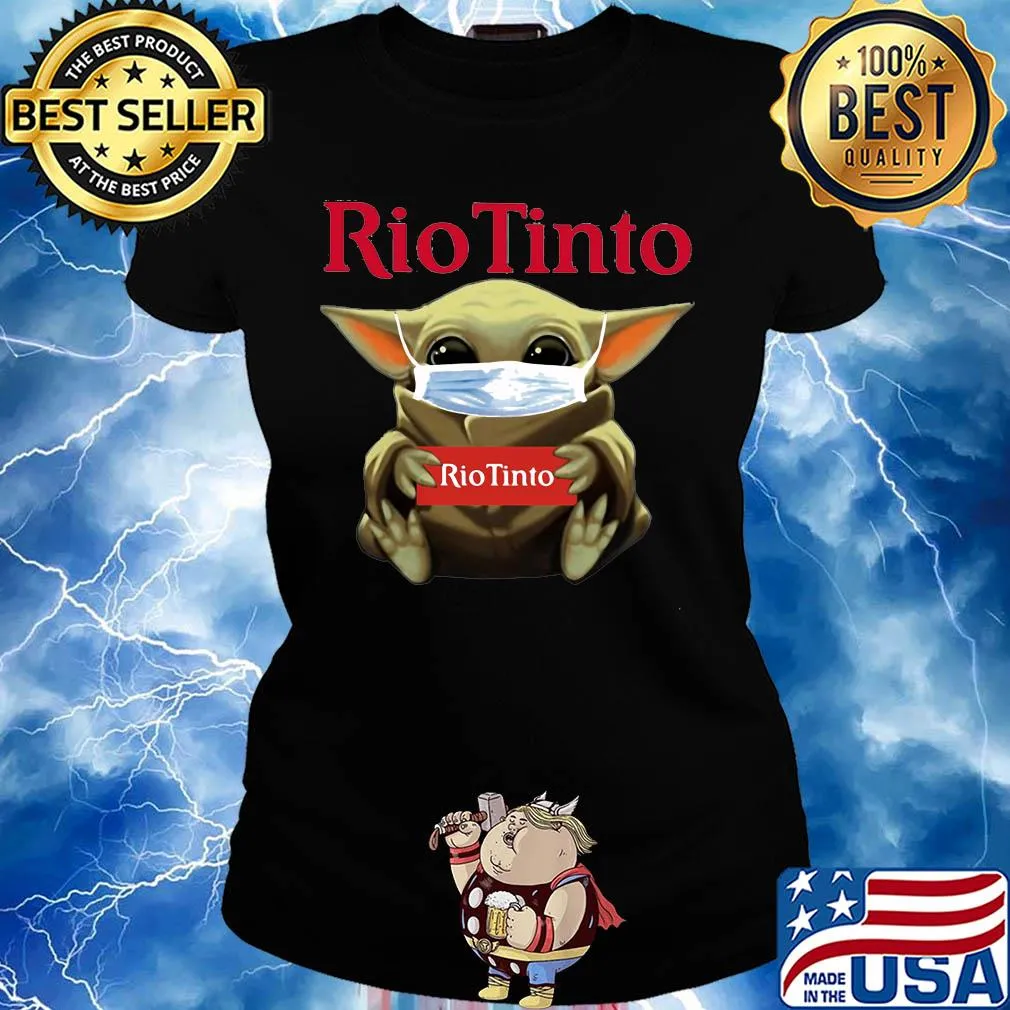 Baby Yoda mask hug Rio Tinto s Ladies tee