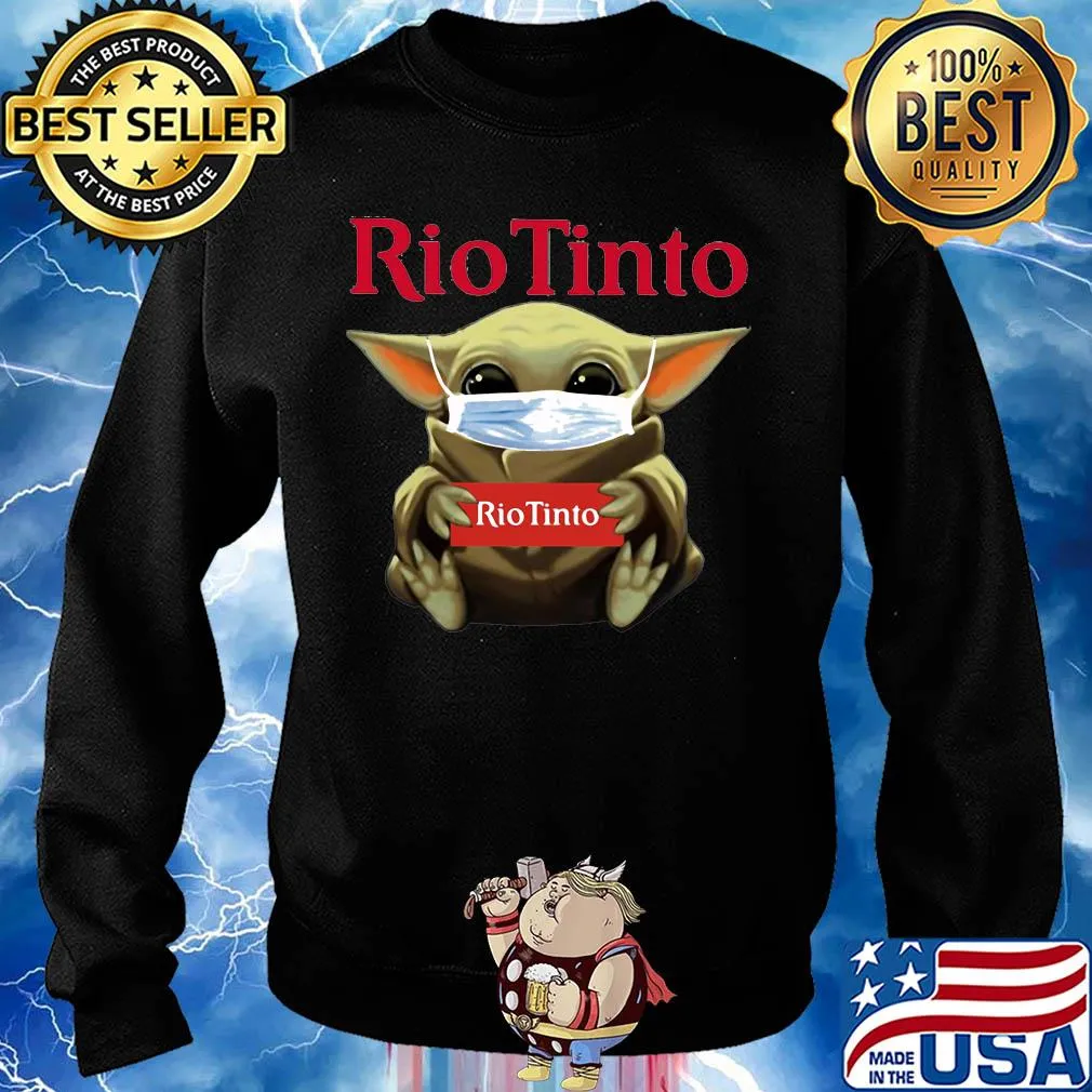 Baby Yoda mask hug Rio Tinto s Sweater