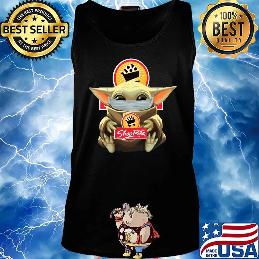 Baby Yoda mask hug Shop Rite s Tank top