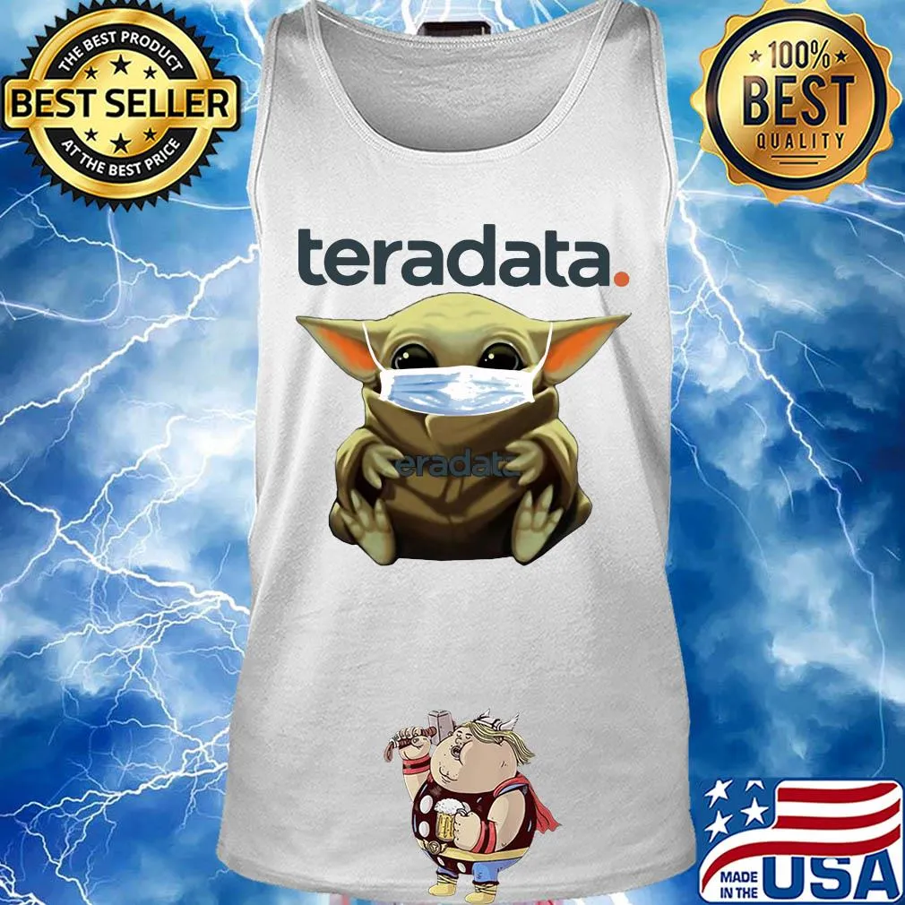 Baby Yoda mask hug Teradata s Tank top