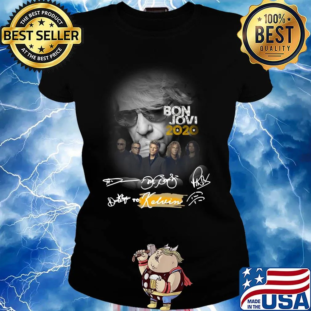 Bon Jovi 2020 Signature To Kelvin s Ladies tee