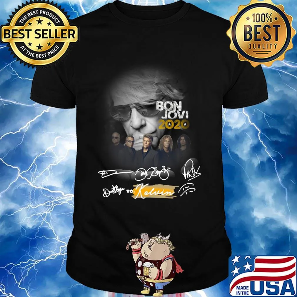 Bon Jovi 2020 Signature To Kelvin shirt