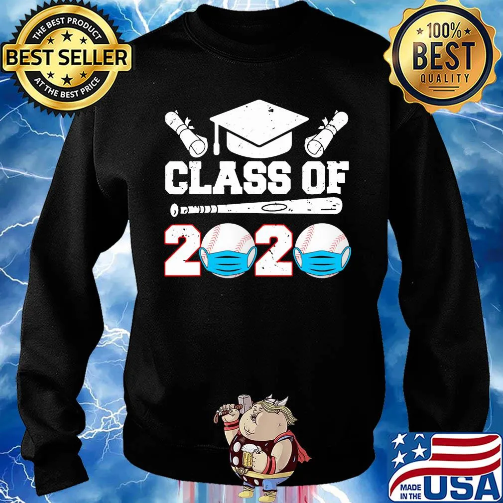 class of 2020 mask Baseball s Sweater