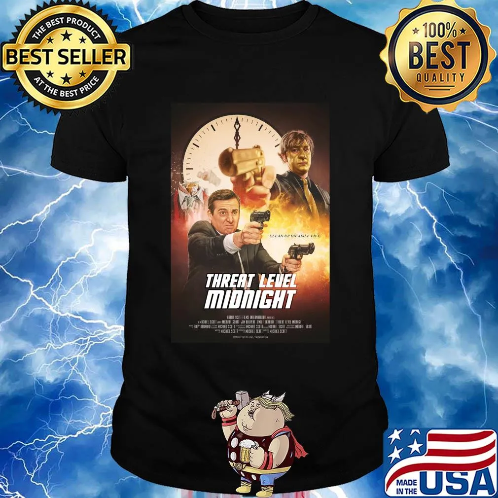 Clean up on aisle five threat level midnight shirt