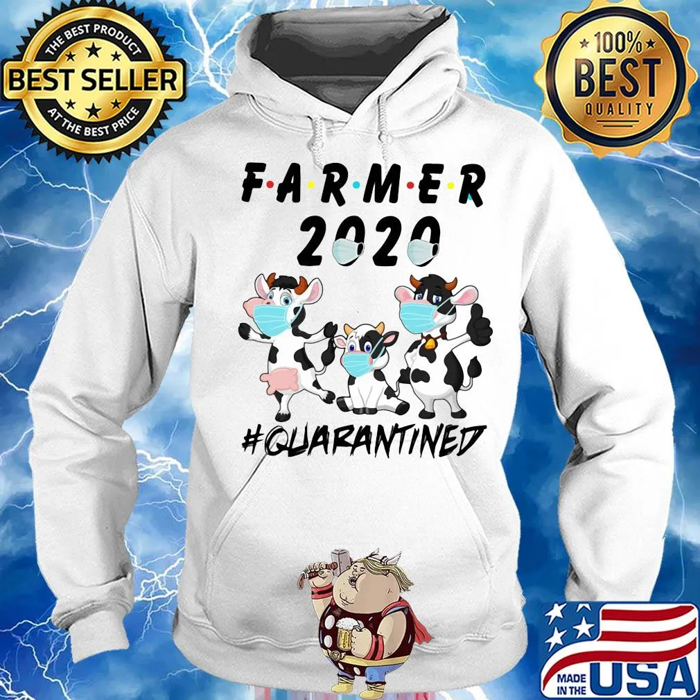 Farmer 2020 #quarantined Cow s Hoodie