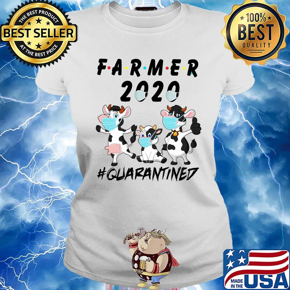 Farmer 2020 #quarantined Cow s Ladies tee