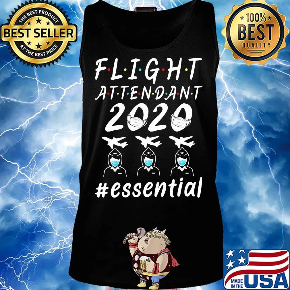 Flight attendant 2020 #essential mask s Tank top