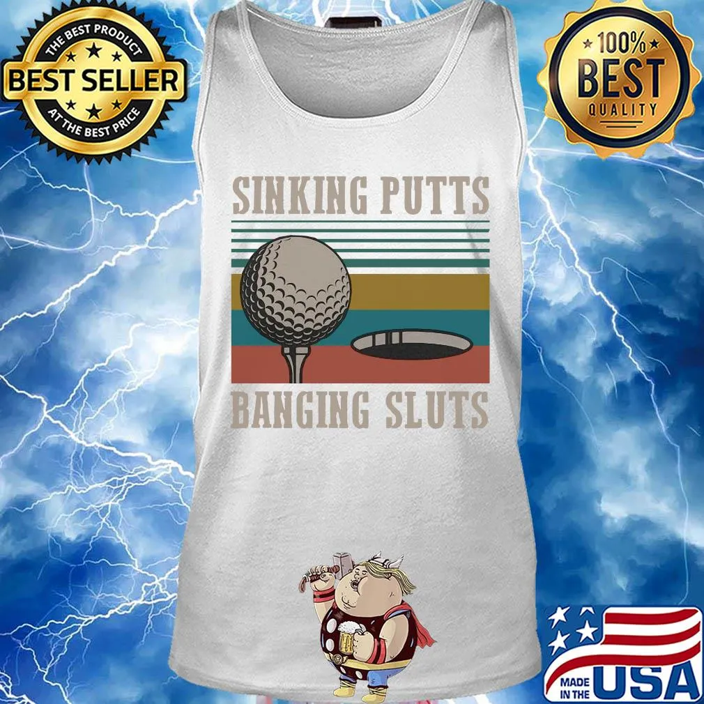 Golf sinking putts banging sluts vintage s Tank top