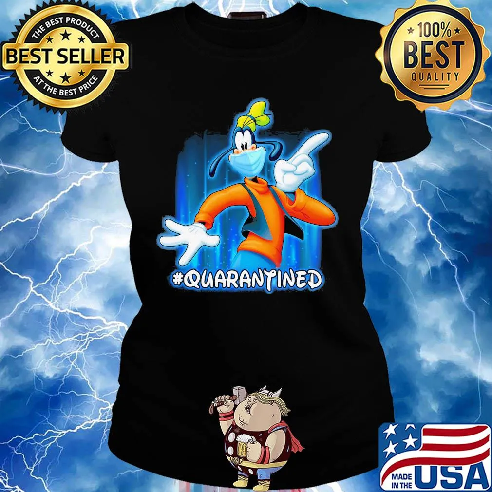 Goofy quarantined Covid-19 Disney s Ladies tee