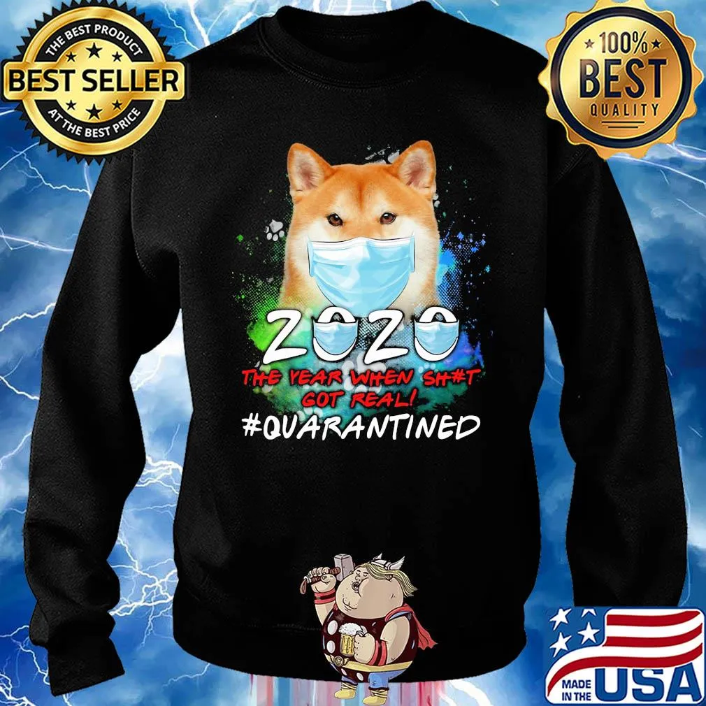Hokkaido 2020 the year when shit got real #quarantined mask s Sweater