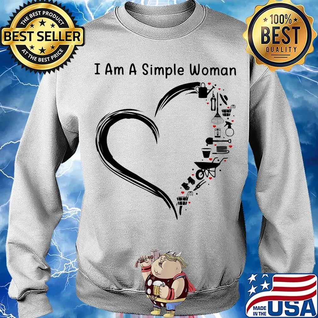 I am a simple woman heart Garden s Sweater
